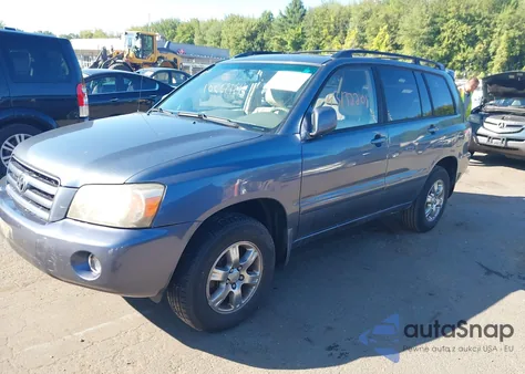 2004 Toyota Highlander V6 from USA, damaged, VIN JTEEP21A240049805